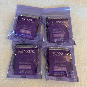NEXXUS -on the go Frizz Control Sheets 4 packs/8 sheets each pack